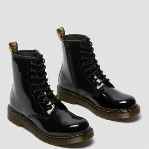 Dr. Martens Shiny Black Combat Boots